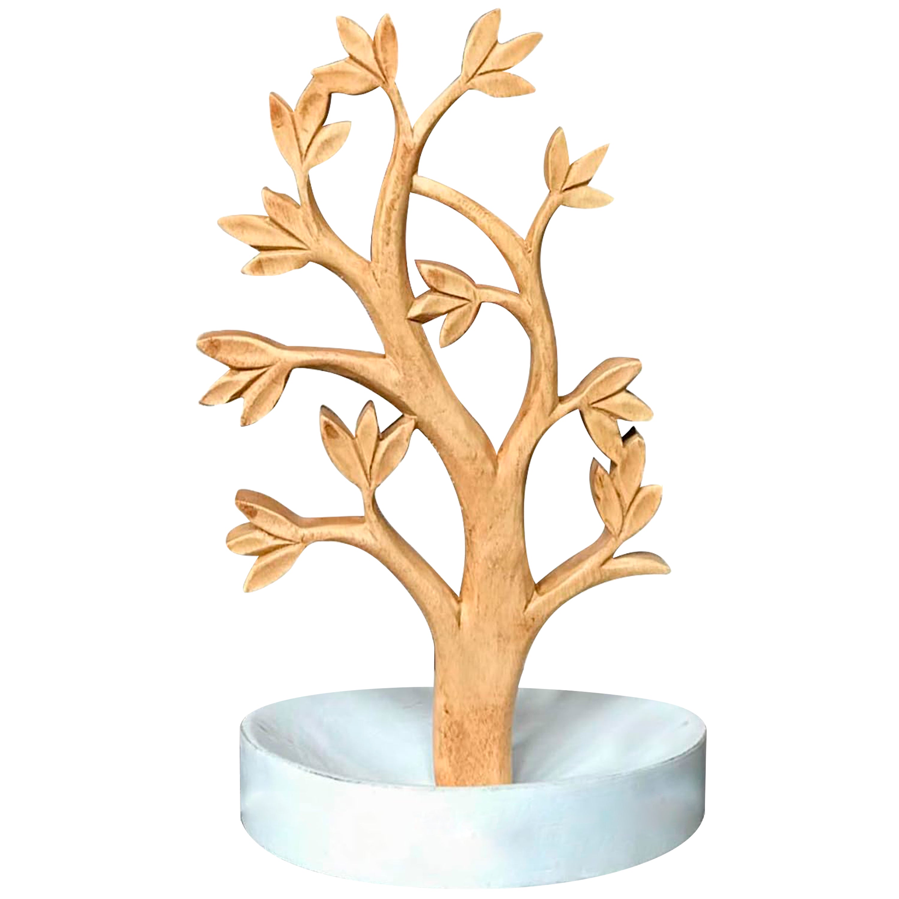 Timber Grace –  Handmade Solid Wood Jewelry Tree Organizer Stand