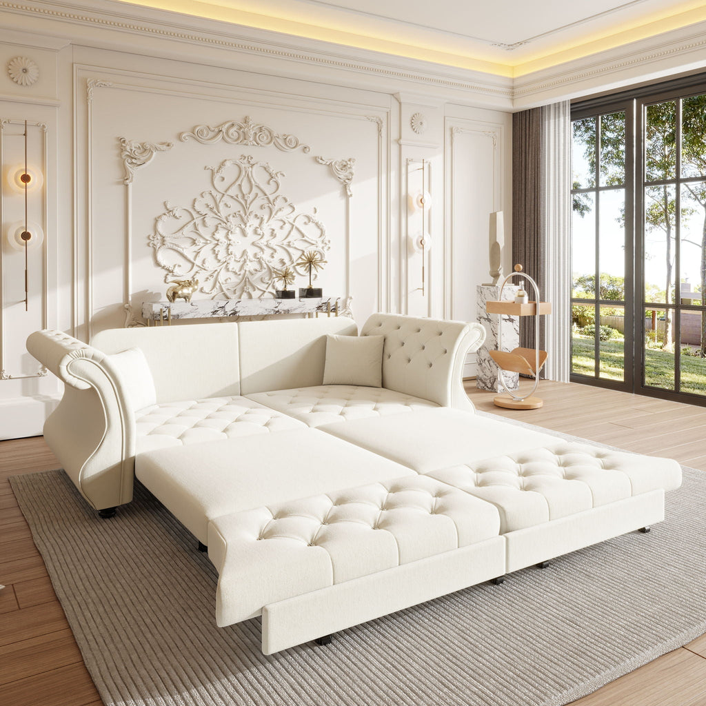 Oversized Chesterfield Sofa Bed