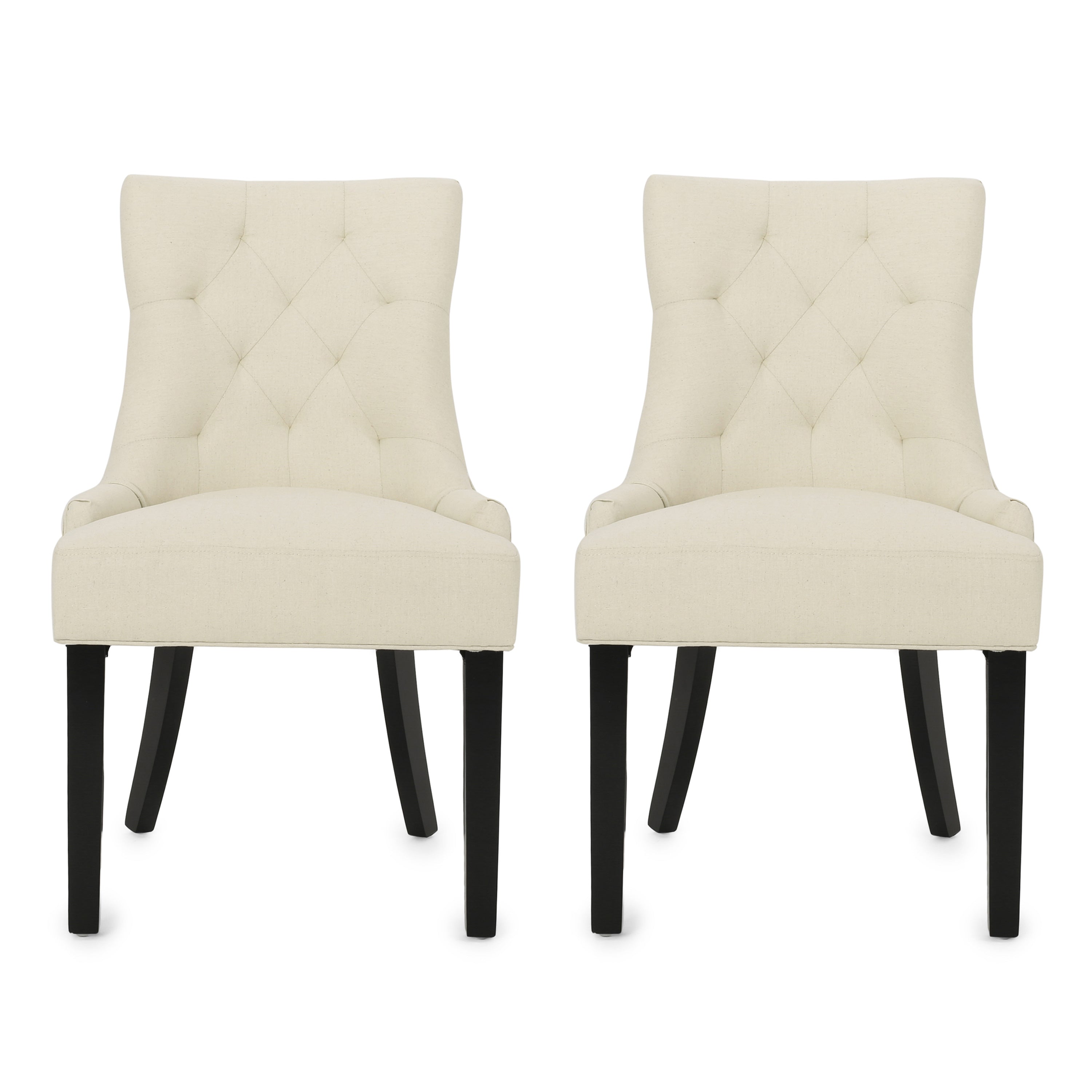 Set of 2 Cheney Dining Chairs - Beige