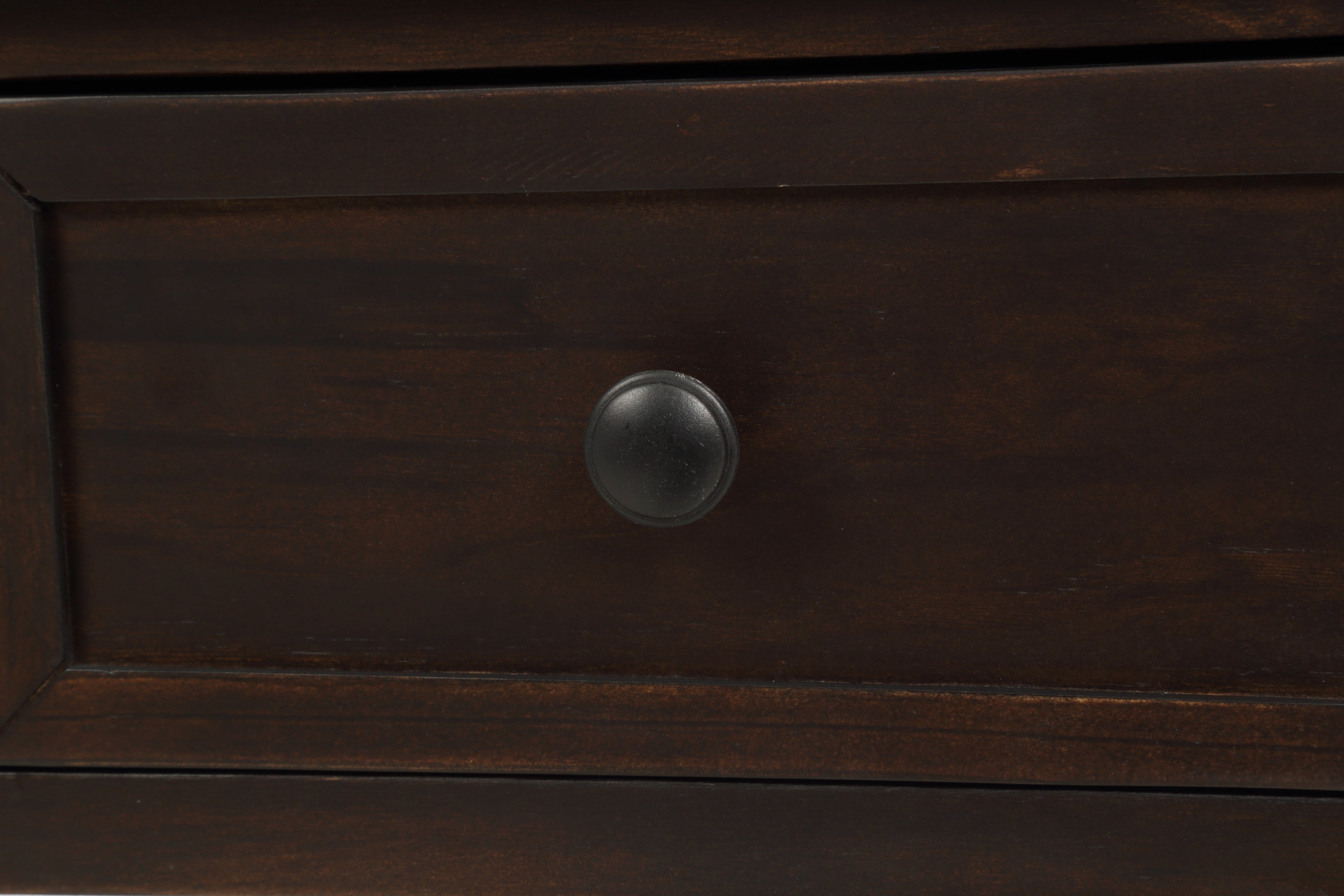 Rustic Entryway Console Table with Drawers and Bottom Shelf for Storage (Espresso)