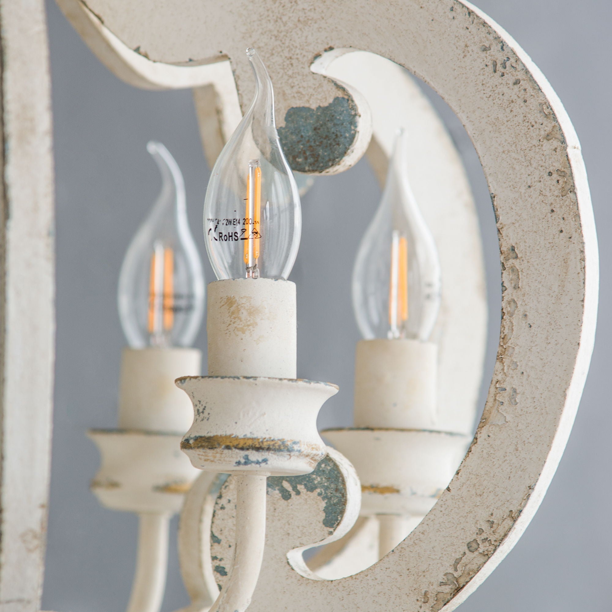 Farmhouse 6-Light Wood Chandelier Pendant Light Fixture