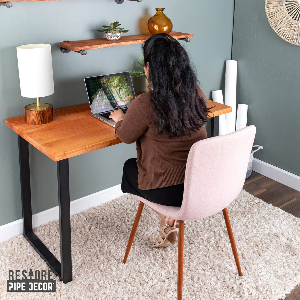 Skyline Sunset Cedar Solid Wood Desk