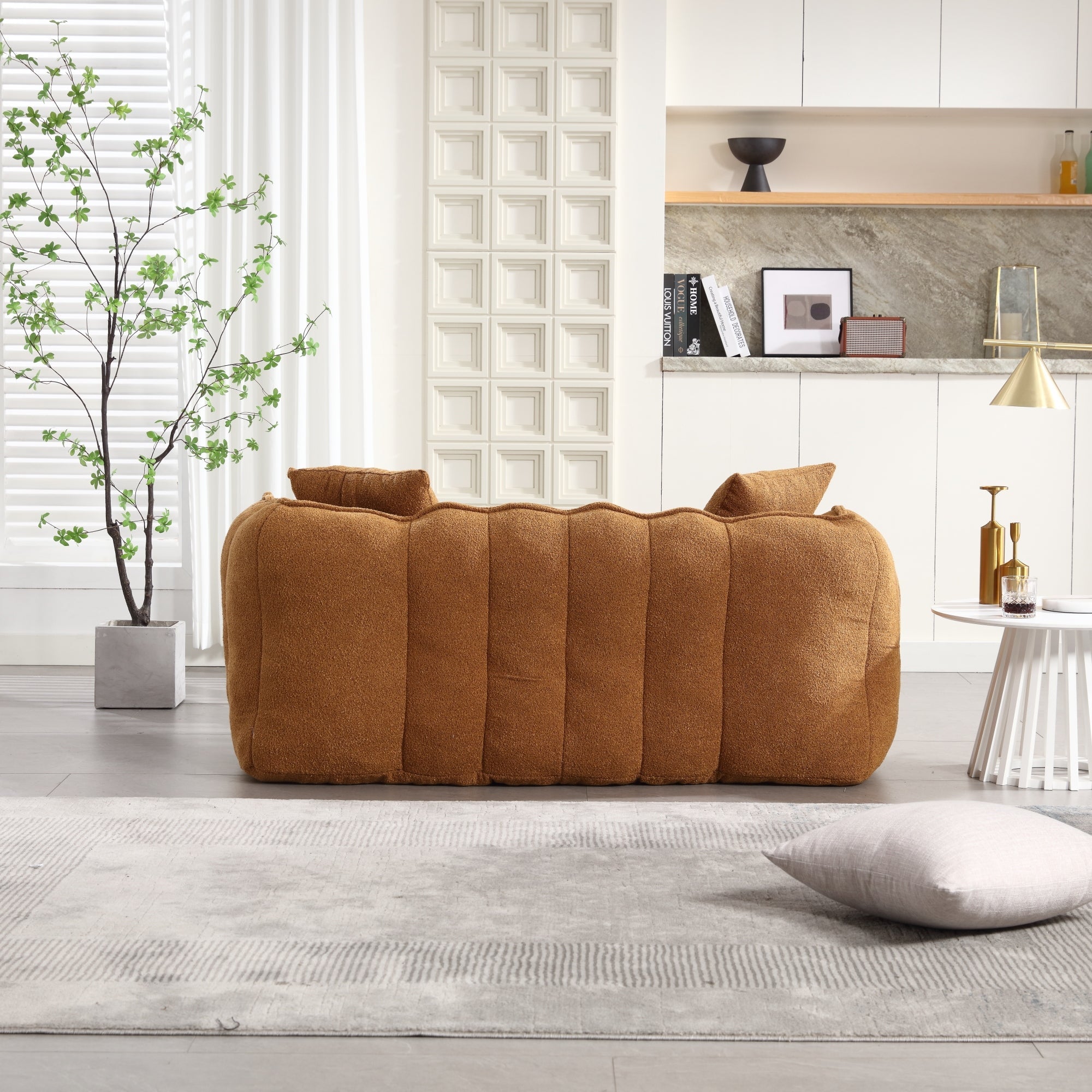 Cozy Beanbag Chair with High Resilience Foam Core