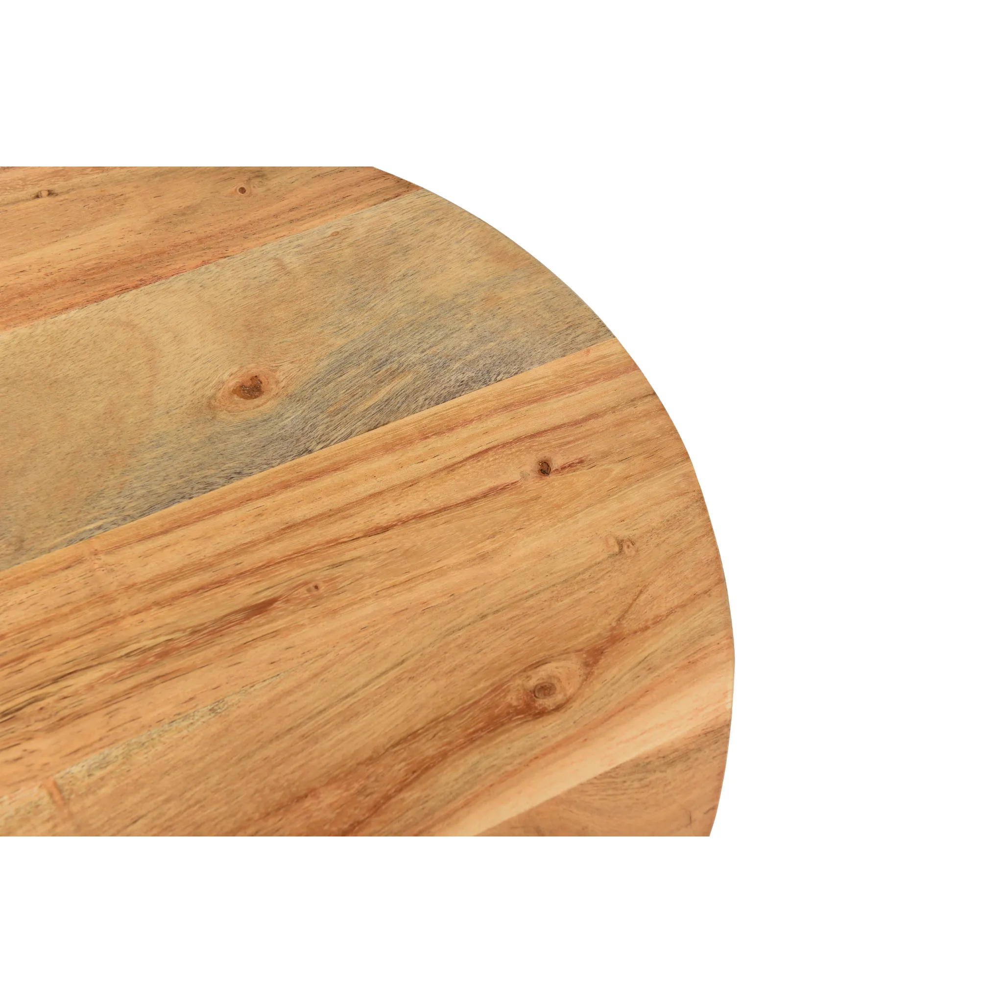 Roost End Table in Mango Wood and Iron