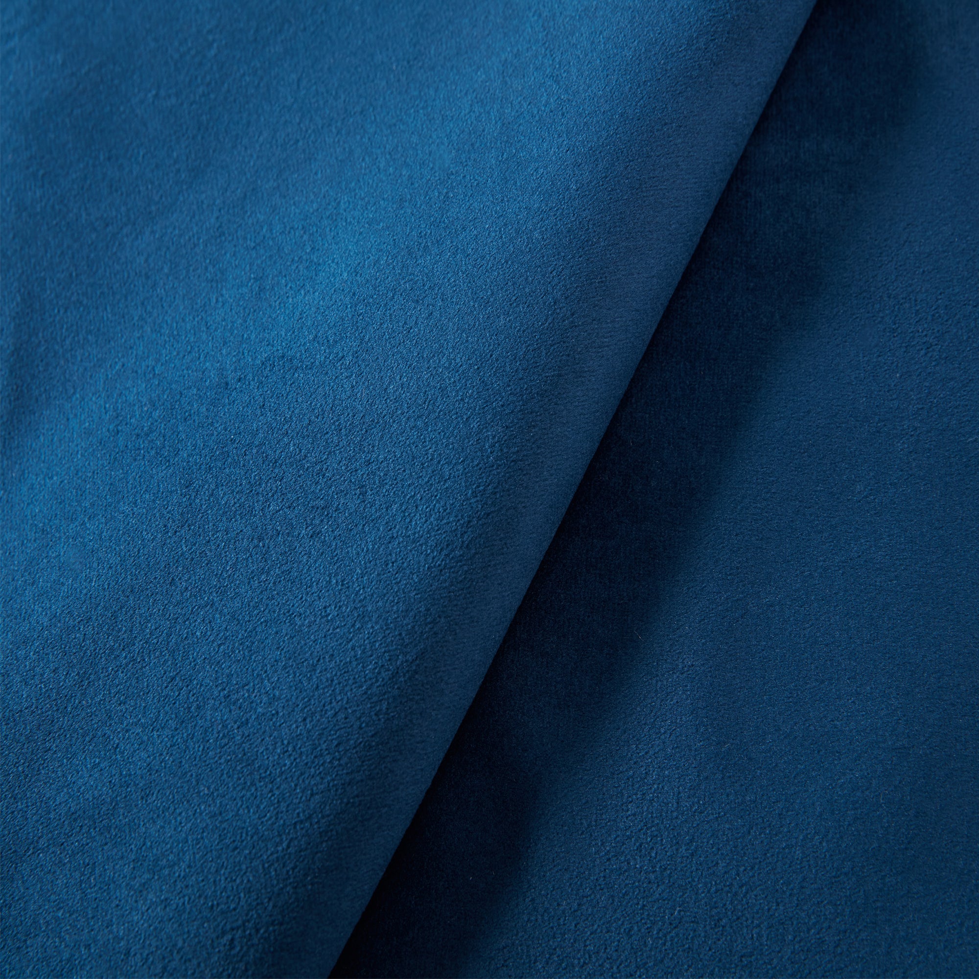 Peyton Upholstered Queen Bed with High Headboard and Traditional Buttoned Tufting in Blue Velvet