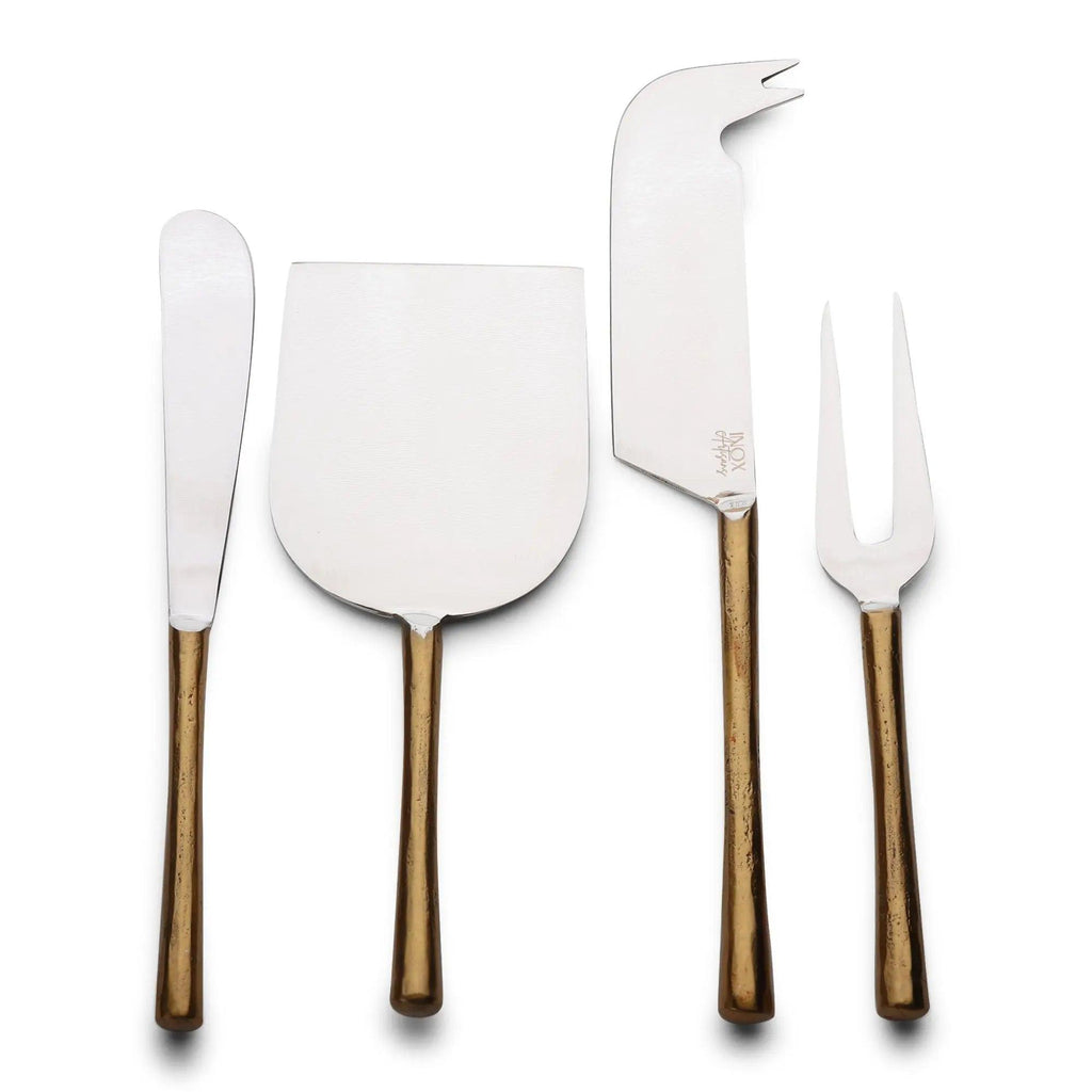 Cemellia Vintage Gold Cheese Knives Set
