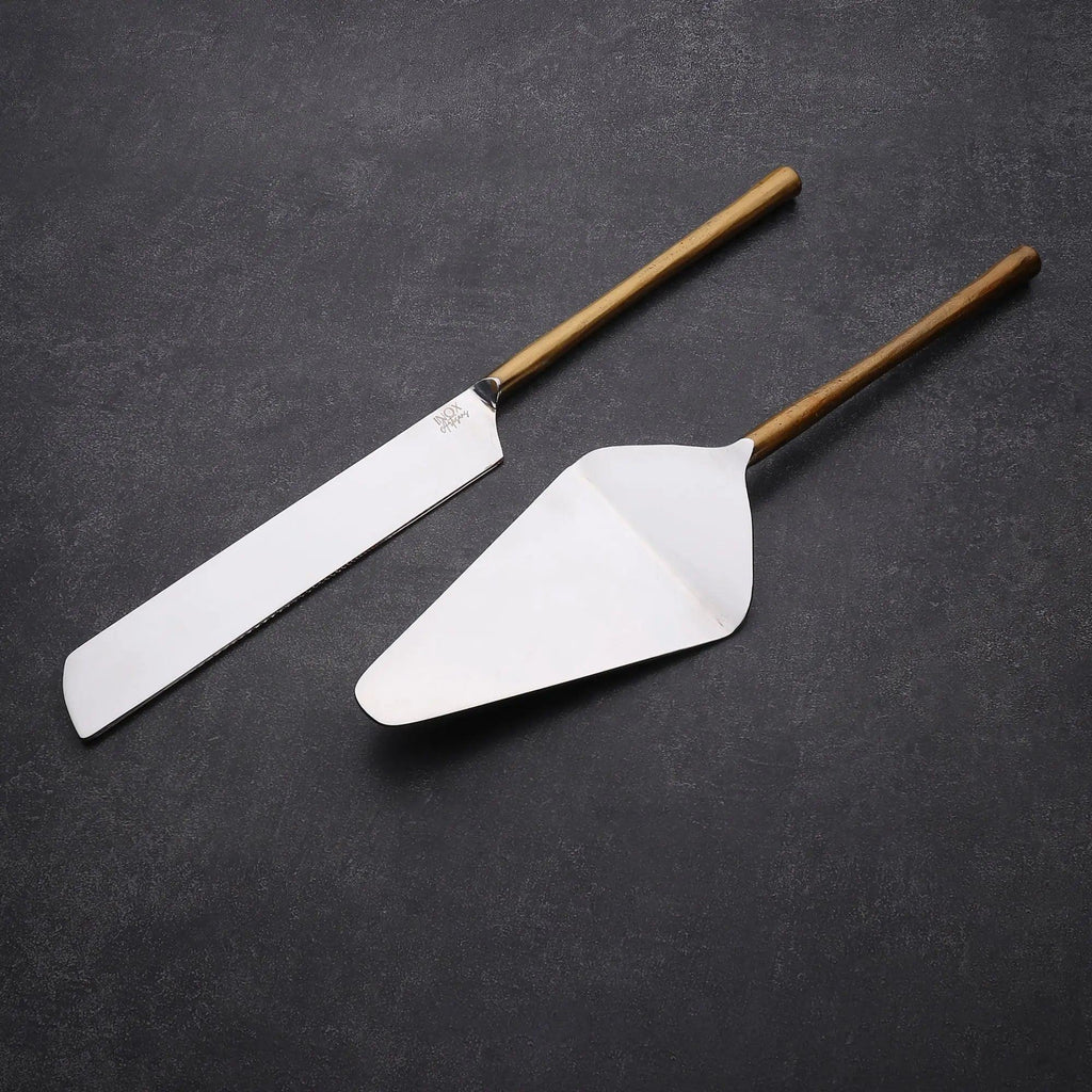Camellia Cake Server Set