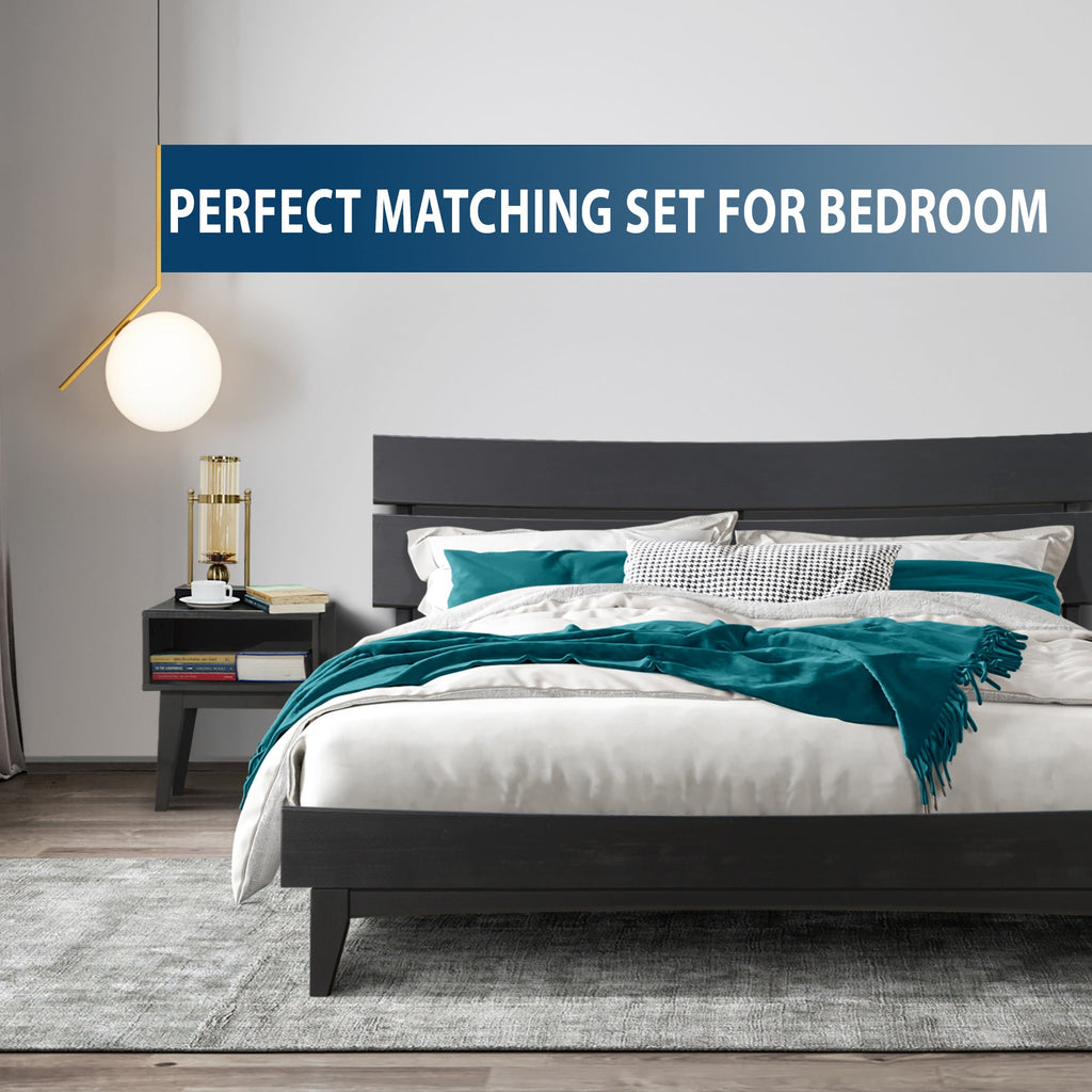 Acacia Solid Wood Bed Frame - Aurora Style for a Stylish Bedroom