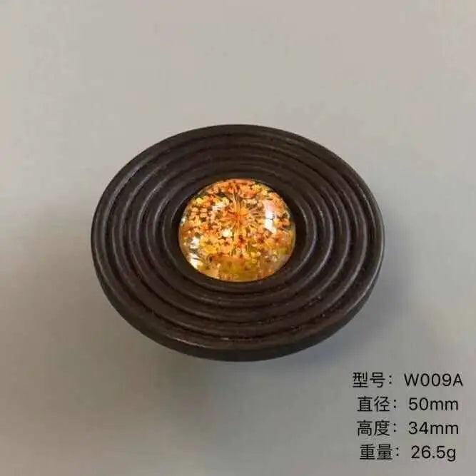 Handmade Wood and Alloy Artistic Drawer and Furniture Knobs