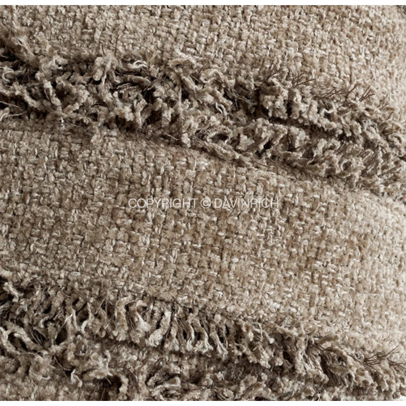 DecorBites™ Luxe Black Fluffy Throw Pillow Cover