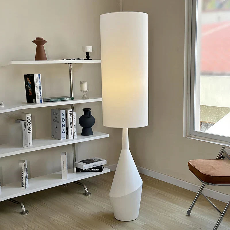DecorBites™ Cream LED Floor Lamp Nordic Minimalist Style