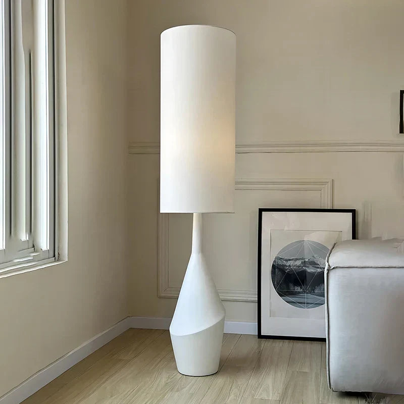 DecorBites™ Cream LED Floor Lamp Nordic Minimalist Style