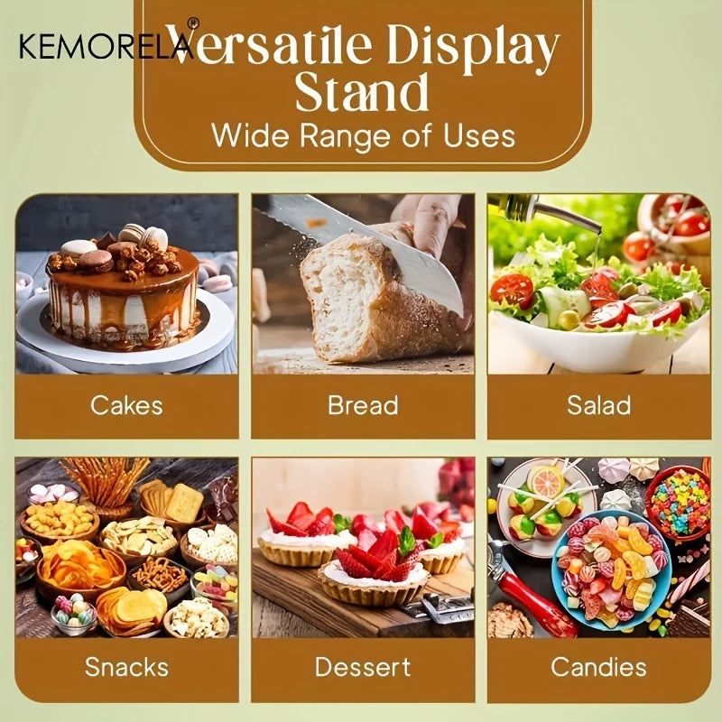 Acacia Wood Cake Tray: Elevate Your Dessert Display
