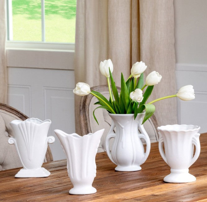 Park Hill | Vintage-Style Flower Vase Collection, Set of 4