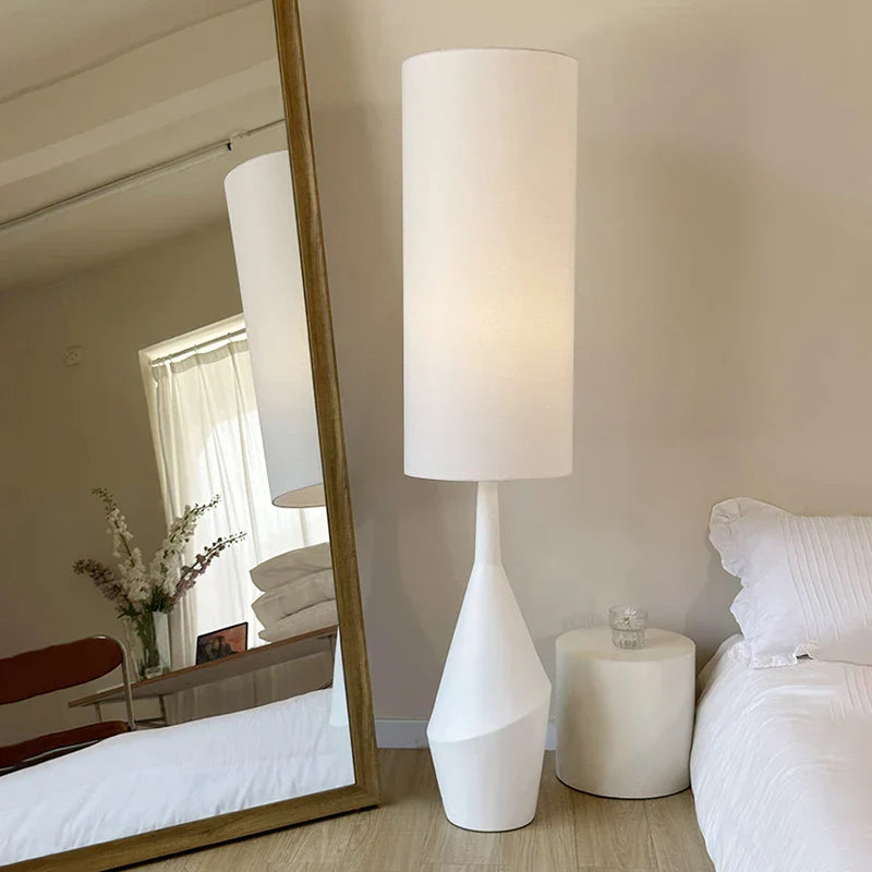 DecorBites™ Cream LED Floor Lamp Nordic Minimalist Style