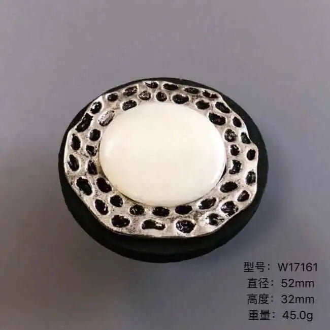 Handmade Wood and Alloy Artistic Drawer and Furniture Knobs