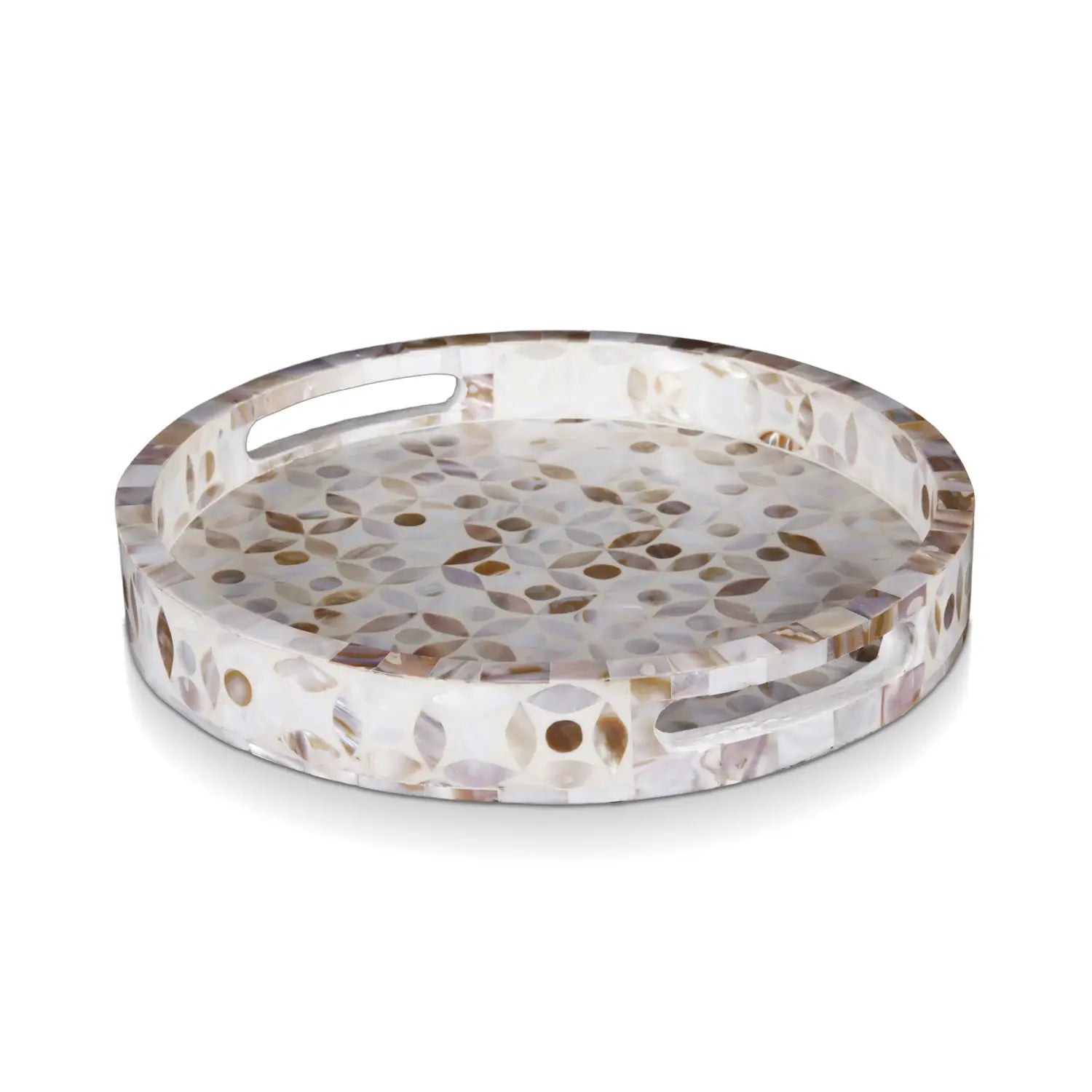 Discovery Jewel Petit Pattern Mother of Pearl & Resin Inlay Decorative Tray