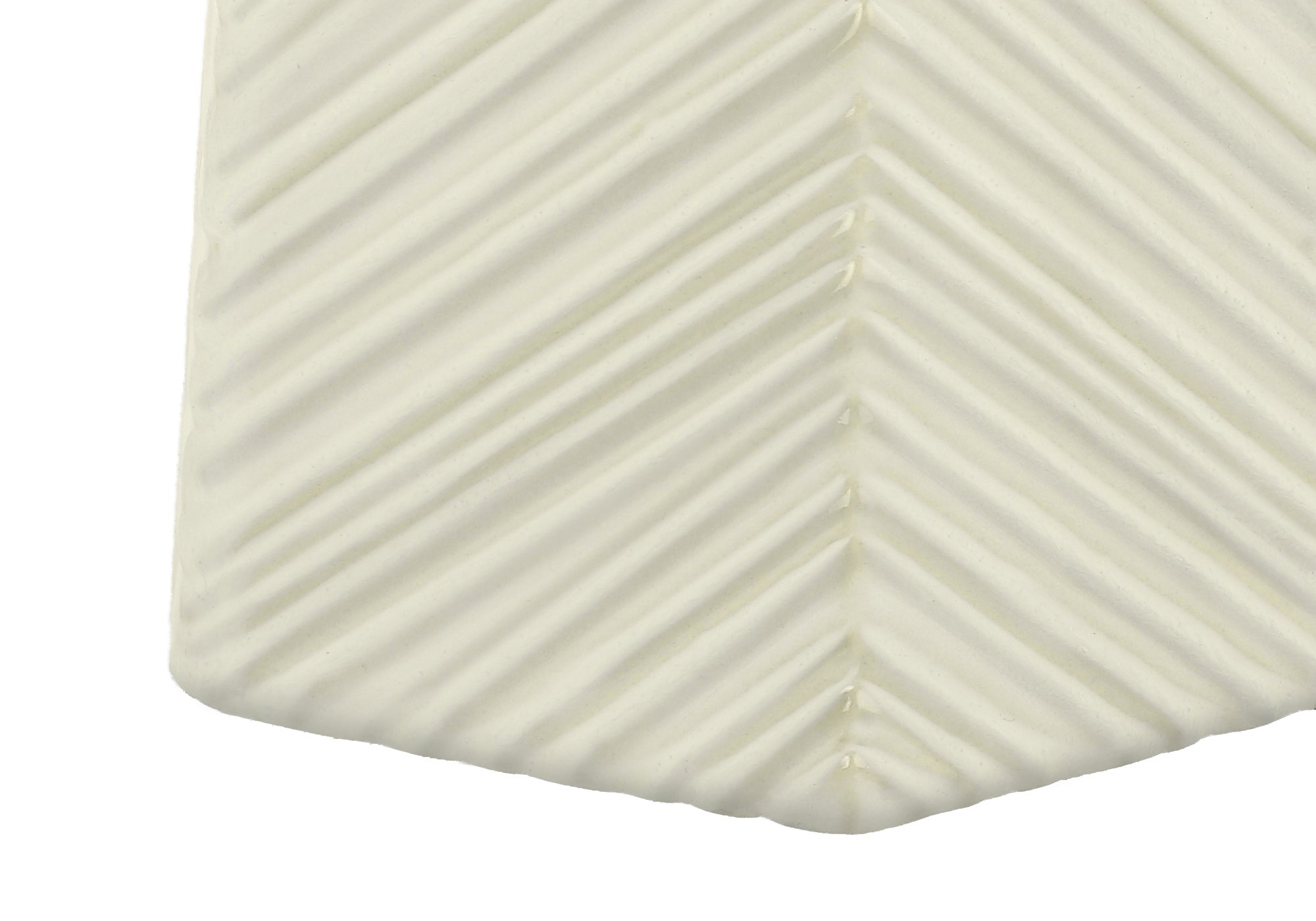 Contemporary White Ceramic Table Lamp with Ivory Shade