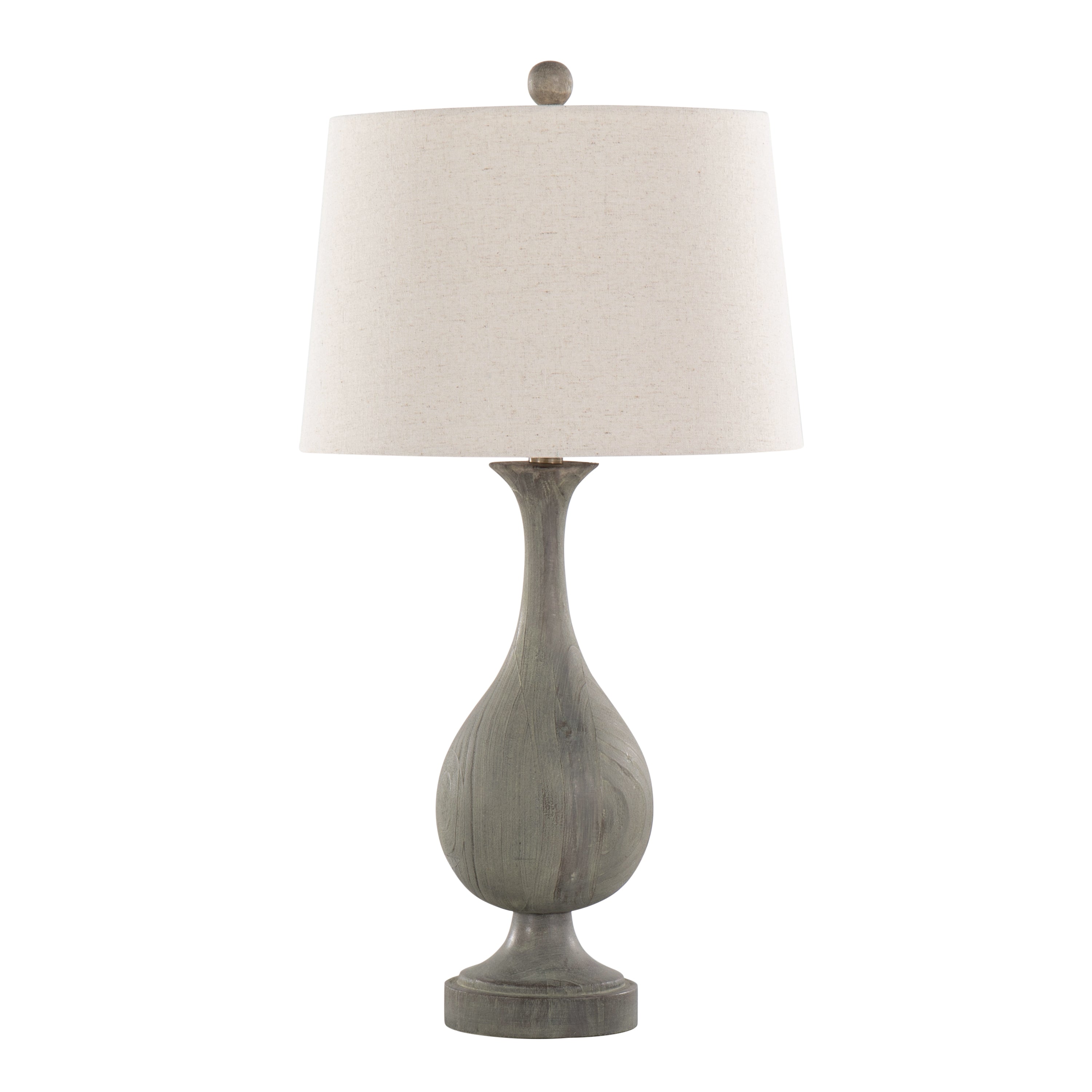 Cipolla Poly 2-Piece Farmhouse Polyresin Table Lamp Set