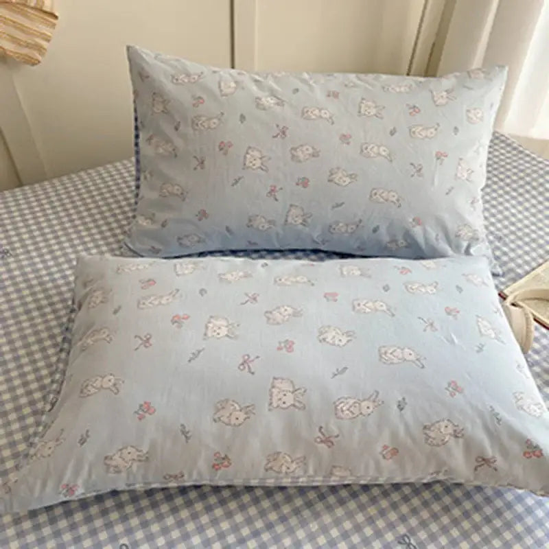DecorBites™ Cartoon Printed Cotton Bedding Set