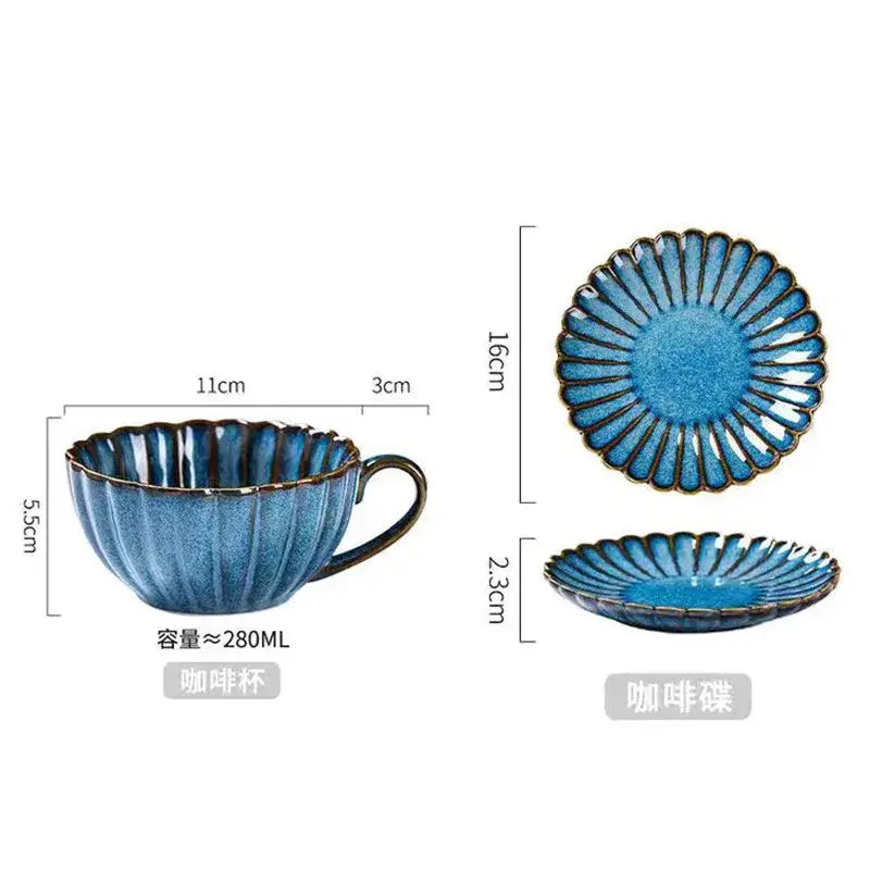 DecorBites™ Ceramic Tea Cup Set