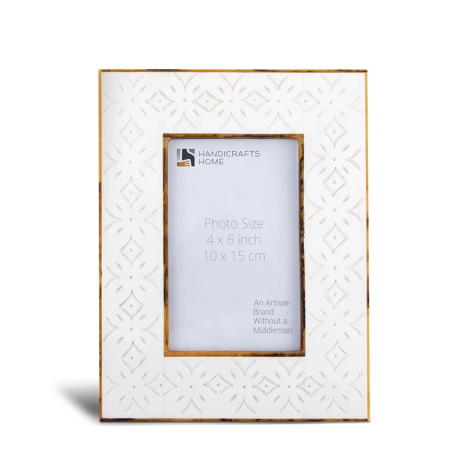 Rhythm Cycles Pattern Resin Inlay Picture Frame Collection in 3 Sizes