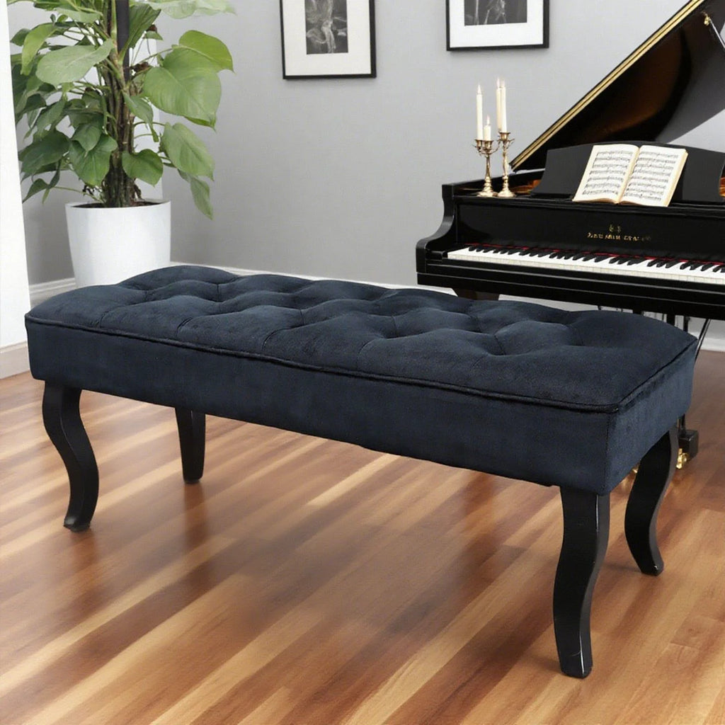 Dutch Velvet Ottoman Bench